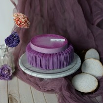 紫芋香緹戚風蛋糕 6吋